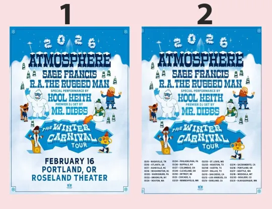 Discover Atmosphere Winter Carnival Tour 2026 Concert Poster