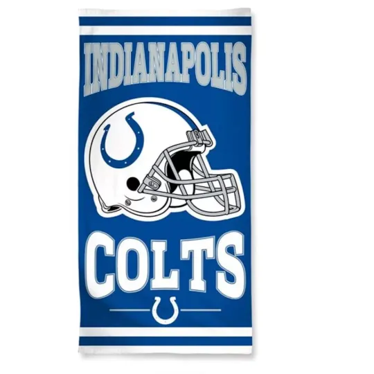 Discover Wincraft football Indianapolis Football  Beach Towel