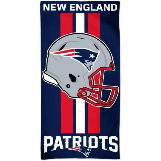 Discover WinCraft football New England Football Beach Towel