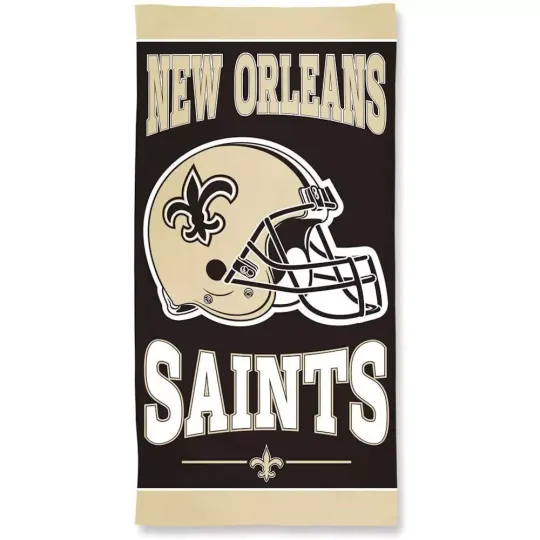 Discover football New Orleans Football Beach Towel