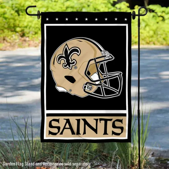 New Orleans Saints Garden Flag and Yard Banner