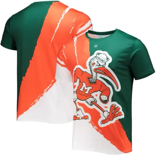 Discover Miamii Hurricanee Dyme Lyfe Wave 3D T-Shirt