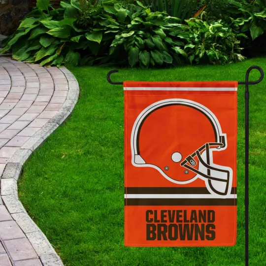 For Cleveland Browns Football Fans 12x18" Garden Flag Double Sided Yard Banner