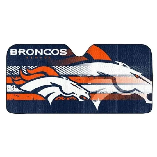 Discover football Denver Windshield Sun Auto Shade