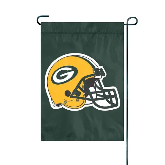 Party Animal football Green Bay Packers Garden Flag Full Size 18x12.5