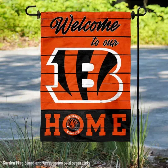 Discover Cincinnati Bengals Welcome Home Decorative Garden Yard Banner Flag