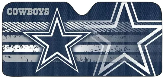 Discover football Dallas Windshield Sun Auto Shade