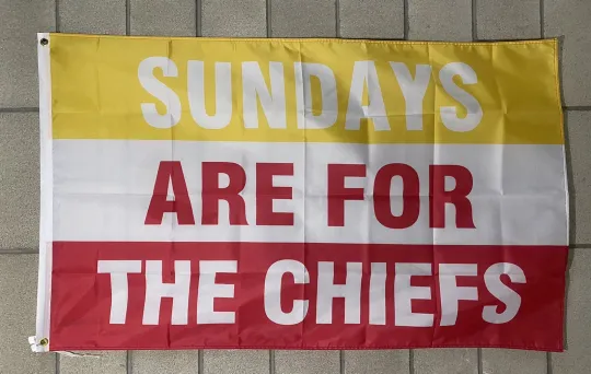 Discover Football Flag Kansas City Chiefs football Sunday Beer Tailgate USA 3x5’