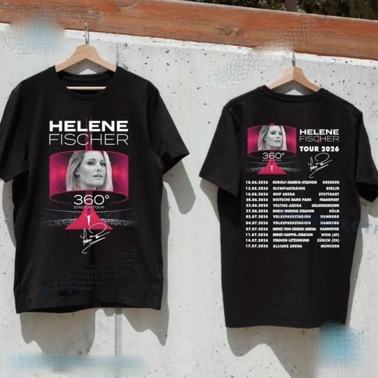 Discover Helene Fischer 360 Stadion Tour 2026 T-shirt, Helene Fischer Shirt, Helene Fischer Tour Tee