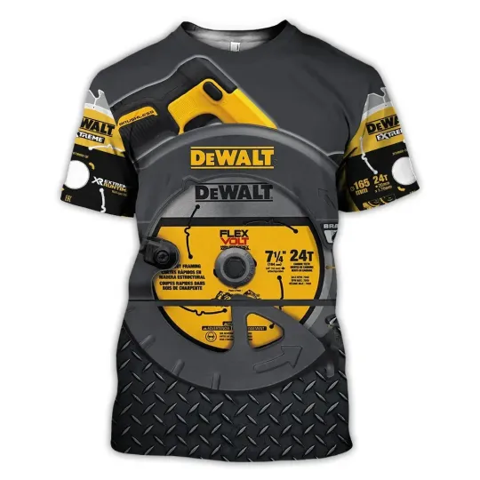 Discover Dewalt Hand Tools 3D All-Over Printed T-Shirt
