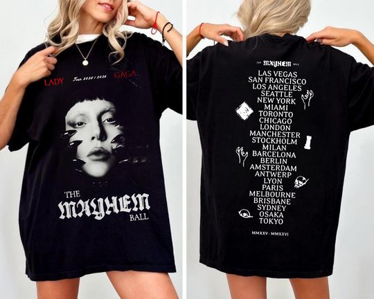 Discover Ld ga Tour 2026 Shirt, Ld ga Graphic Shirt, The Mayhem Ball Tour Shirt, Ld ga The Mayhem Ball Tour 2026, Ld ga Tour Merch
