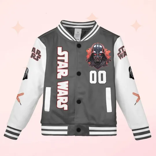 Discover Personalized Darth Vader The Dark Side Galaxy's Edge Star Wars Baseball Jacket