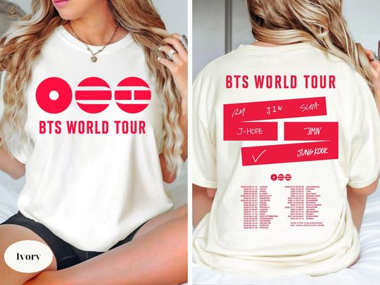 Two-Sided BTS World Tour 2026 Shirt, BTS Concert 2026 Sweatshirt, Bangtan Comeback 2026 Shirt, Army Fan Concert Gift, BTS Merch
