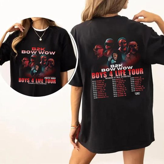 Discover B2K Tour 2026 Shirt  Bow Wow Boys 4 Life Printable T-Shirt