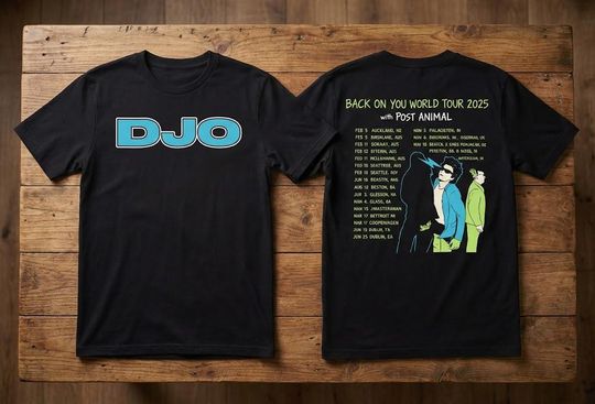 Discover D.J.O World Tour 2026 Indie Alternative Concert T-Shirt
