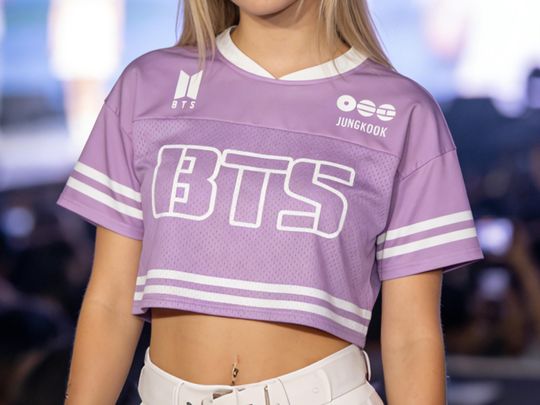 Discover Custom Kpop Crop Top Jersey,Personalized Name Number Basketball Jersey,Fan Lovers Gifts