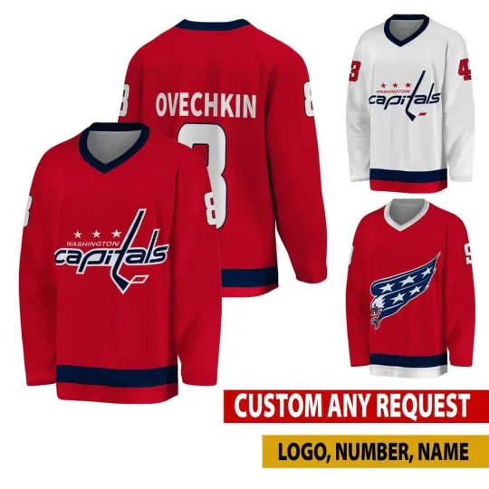 Discover Personalized Washington Capitals Hockey Shirt For Fan Gear Youth/Adult