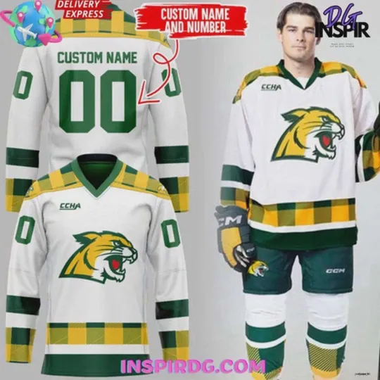 Discover Personalized Northern Michigan Wildcats Hockey 2025 Plaid Shirt