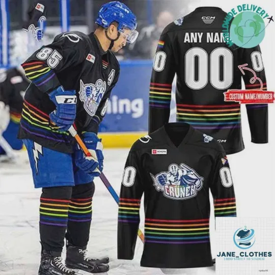 Discover Personalized Syracuse Crunch Pride Month 2025 Hockey Shirt Unisex