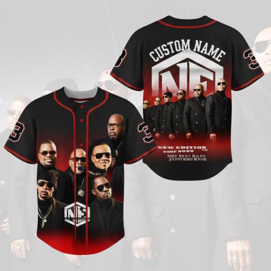 Custom The New Edition Way Tour 2026 Baseball Jersey, NE4LIFE Tour, New Edition Shirt, Retro R&B Concert Tee, NE Concert Merch, Music Fan