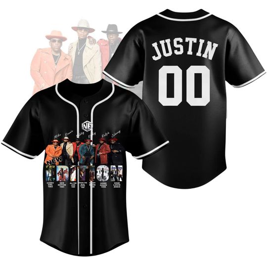 Custom The New Edition Way Tour 2026 Baseball Jersey, New Edition Shirt, Retro R&B Concert Tee, NE Concert Merch, NE4LIFE Tour, Music Fan