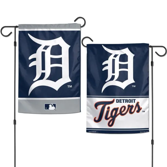 Discover Detroit Baseball Garden Style Double Sided Flag