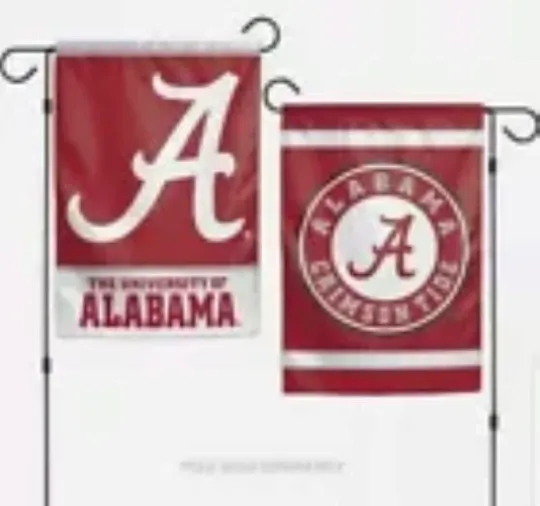 Discover University of Albm Crimson Tide 2 Sided Garden Flag