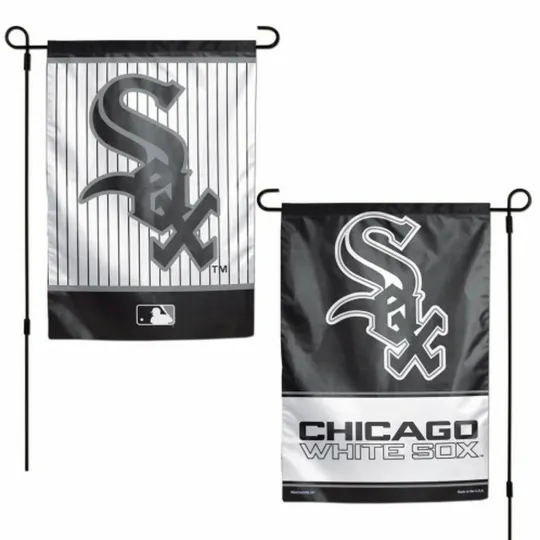 Discover Chicago Baseball Garden Style Double Sided Flag