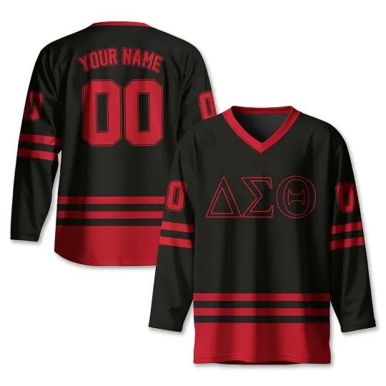 Discover Personalized Delta Sigma Theta Hockey Shirt, 1913 Sorority Christmas