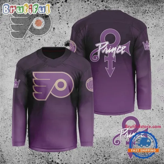Discover Philadelphia Flyers Prince Night Hockey Jersey