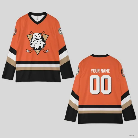 Discover Anaheim Ducks x Ghost Hockey Shirt All Printed Hockey Team Fan