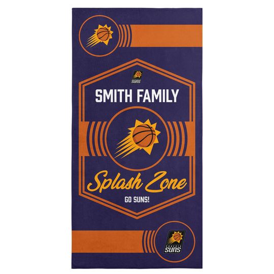 Phoenix Suns Beach Towel: NBA Dominion Style, Personalized Fan Gift