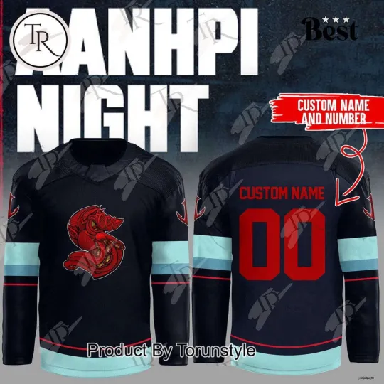 Seattle Kraken Asian American Native Hawaiian Pacific Islander Hockey Shirt