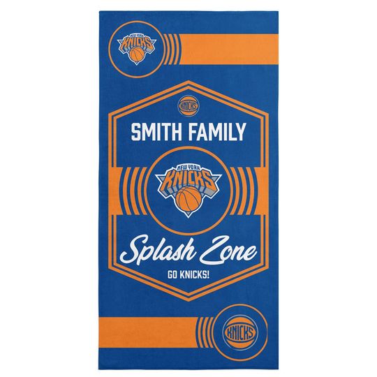Discover New York Knicks Beach Towel: NBA Dominion Style, Personalized Fan Gift