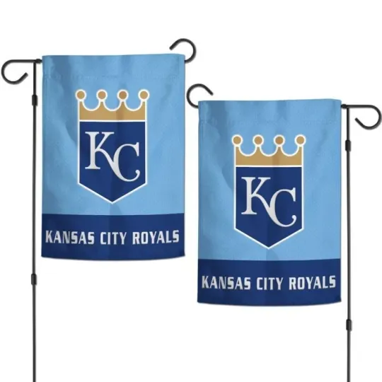 Discover KANSAS CITY BASEBALL 2 SIDED APPLIQUE GARDEN FLAG