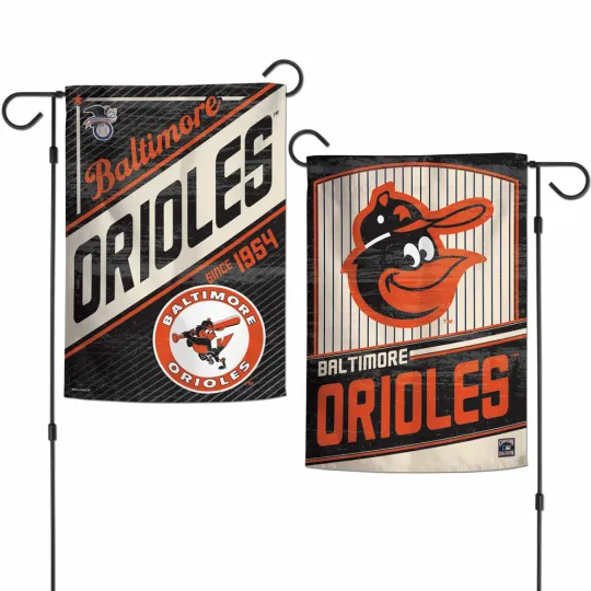 Discover BALTIMORE BASEBALL COOPERSTOWN COLLECTION 2 SIDED GARDEN FLAG
