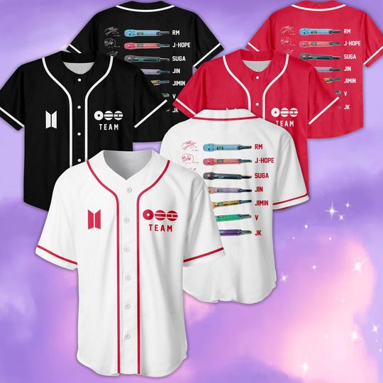 Discover Custom Tour Idol Baseball Jersey, Custom Baseball Jersey For Teen Girl Women Baseball Kpop Fan, World Tour 2026 2027 Jersey