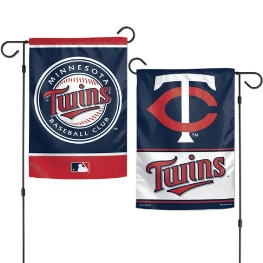 MINNESOTA BASEBALL 2 SIDED GARDEN FLAG