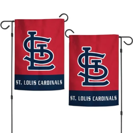 Discover ST. LOUIS BASEBALL 2 SIDED APPLIQUE GARDEN FLAG