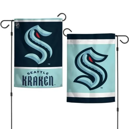 Discover SEATTLE KRAKEN 2 SIDED GARDEN FLAG