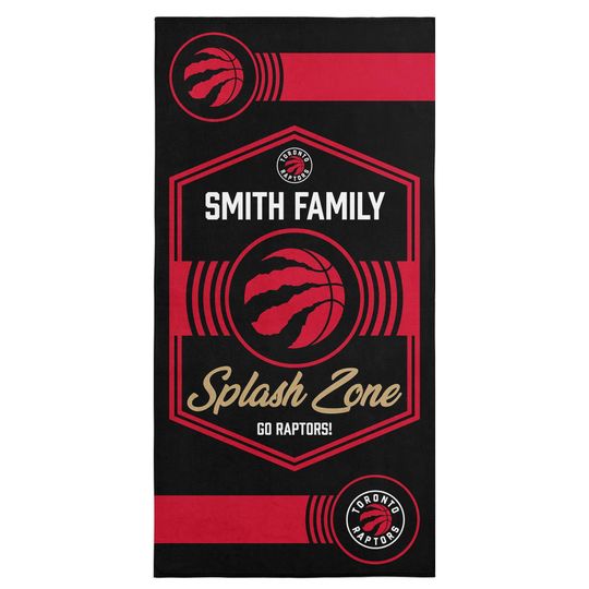 Discover Toronto Raptors Beach Towel: Personalized NBA Dominion Style Fan Gift