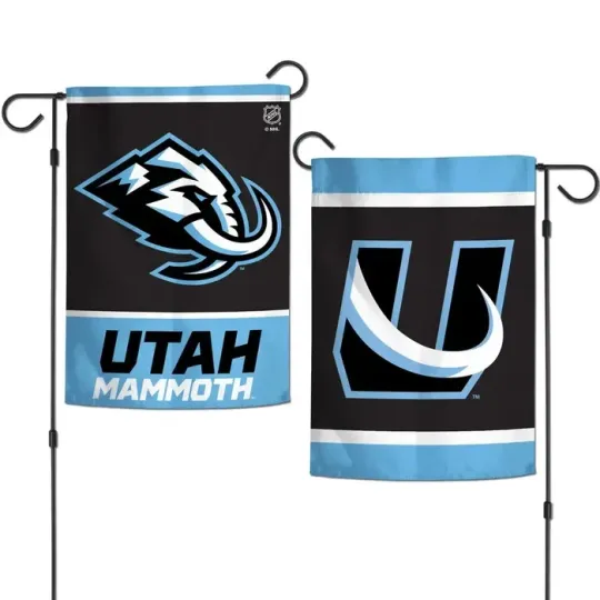 Discover UTAH MAMMOTH 2 SIDED GARDEN FLAG