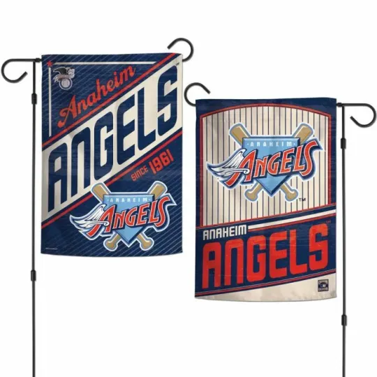 Discover LOS ANGELES COOPERSTOWN STYLE 2 SIDED GARDEN FLAG