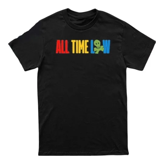 Discover All Time Low Rock Band Logo Tour T-shirt Unisex