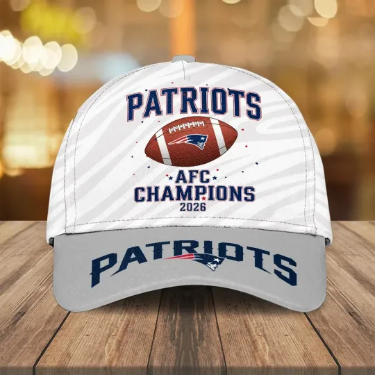 Discover Patriots AFC Champions 2026 Classic Cap