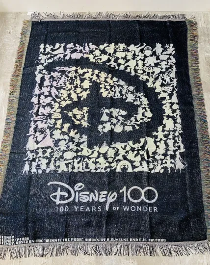 Discover Disney 100 Years of Wonder 48" x 60" Classic Woven Tapestry Throw
