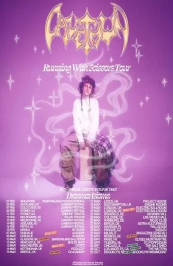 Discover Cavetown Running With Scissors Tour 2026 poster