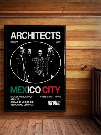 Discover Architects Apr 25 2026 Mexico City Tour Poster