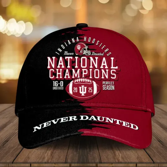 Discover sale! Indiana Ho0siers Football 2026 National Champions Classic Hat