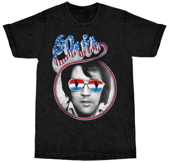 Elvis Presley 1976 Tour Double Sided T-Shirt